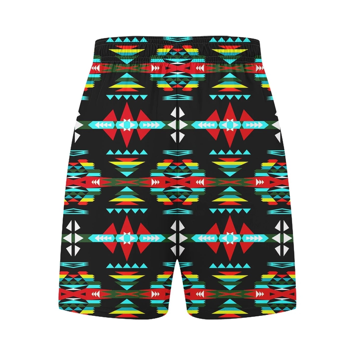 River Trail Sunset Basketball Shorts 49 Dzine