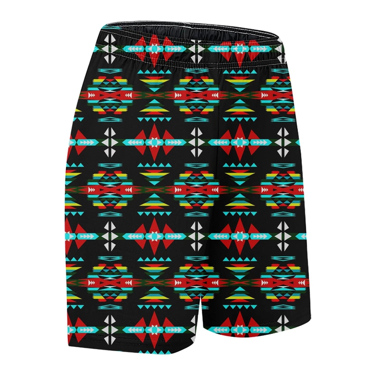 River Trail Sunset Basketball Shorts 49 Dzine