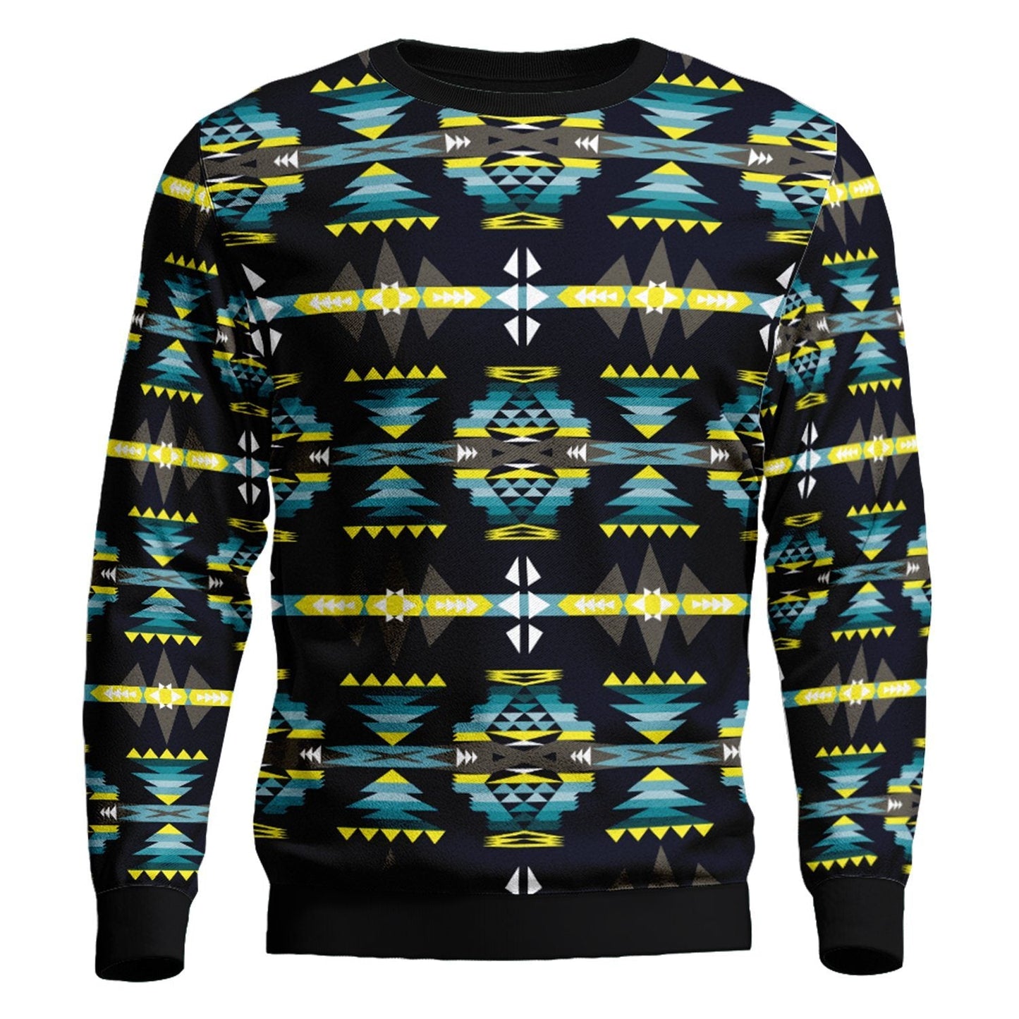 River Trail Unisex Crewneck Long Sleeve Top 49 Dzine