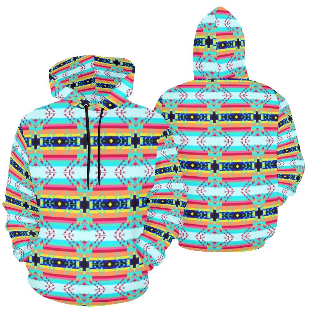 Sacred Spring All Over Print Hoodie for Men (USA Size) (Model H13) All Over Print Hoodie for Men (H13) e-joyer