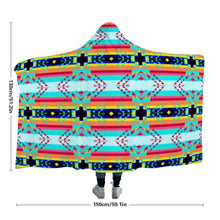 Load image into Gallery viewer, Sacred Spring Hooded Blanket 49 Dzine 
