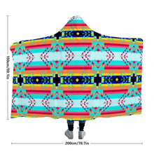 Load image into Gallery viewer, Sacred Spring Hooded Blanket 49 Dzine 
