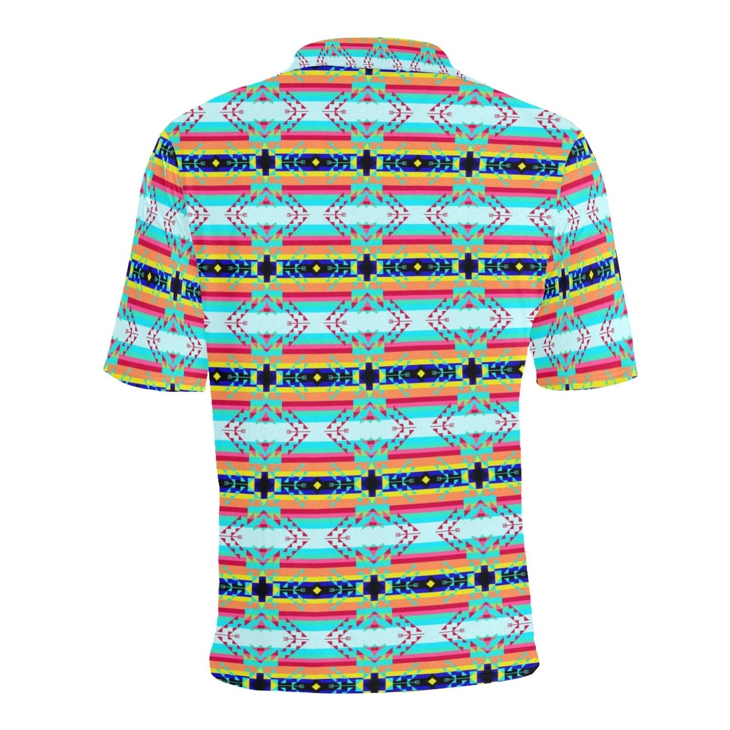 Sacred Spring Men's All Over Print Polo Shirt (Model T55) Men's Polo Shirt (Model T55) e-joyer