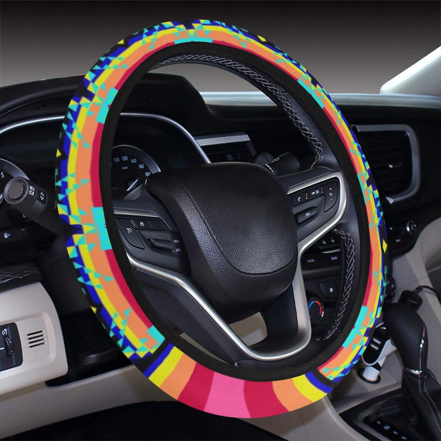 Sacred Spring Steering Wheel Cover with Elastic Edge Steering Wheel Cover with Elastic Edge e-joyer