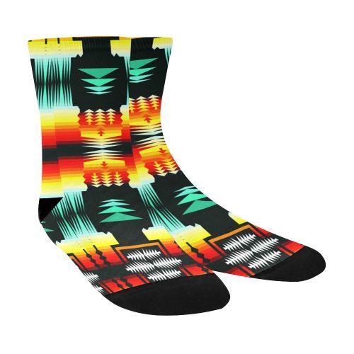Sage Fire and Sky Crew Socks Crew Socks e-joyer