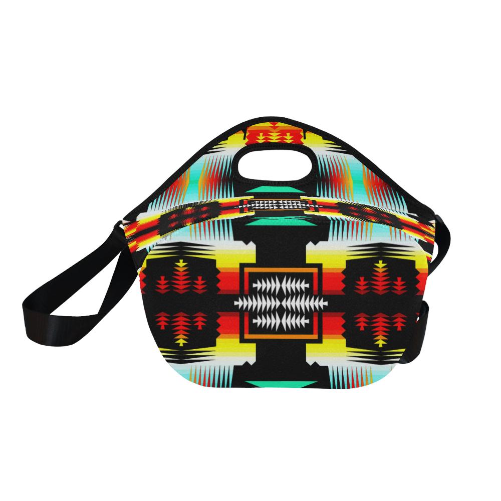 Sage Fire Large Insulated Neoprene Lunch Bag That Replaces Your Purse (Model 1669) Neoprene Lunch Bag/Large (1669) e-joyer