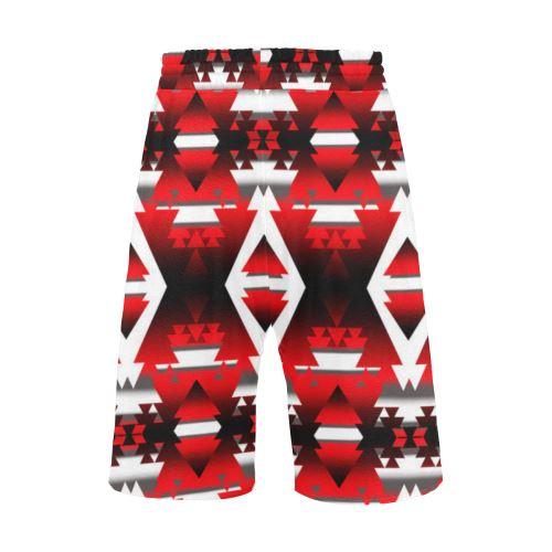 Sierra Winter Camp Men's All Over Print Casual Shorts (Model L23) Men's Casual Shorts (L23) e-joyer
