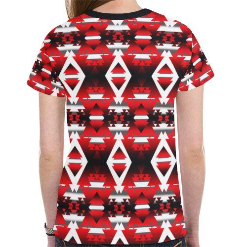 Sierra Winter Camp New All Over Print T-shirt for Women (Model T45) New All Over Print T-shirt for Women (T45) e-joyer