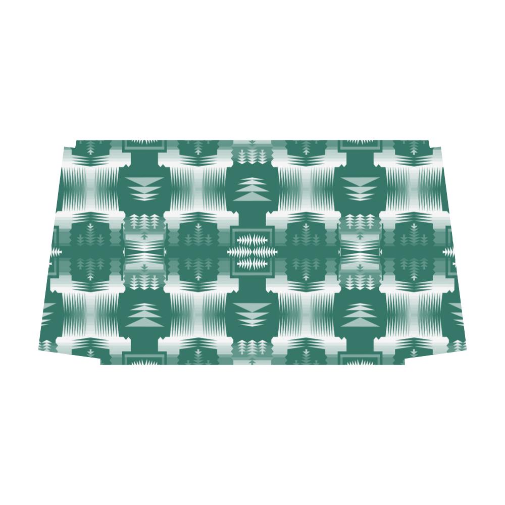 Small Print Deep Lake Gray Classic Travel Bag (Model 1643) Remake Classic Travel Bags (1643) e-joyer