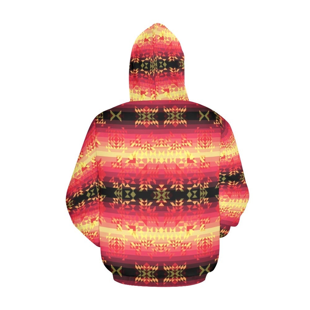 Soleil Fusion Rouge All Over Print Hoodie for Men (USA Size) (Model H13) All Over Print Hoodie for Men (H13) e-joyer