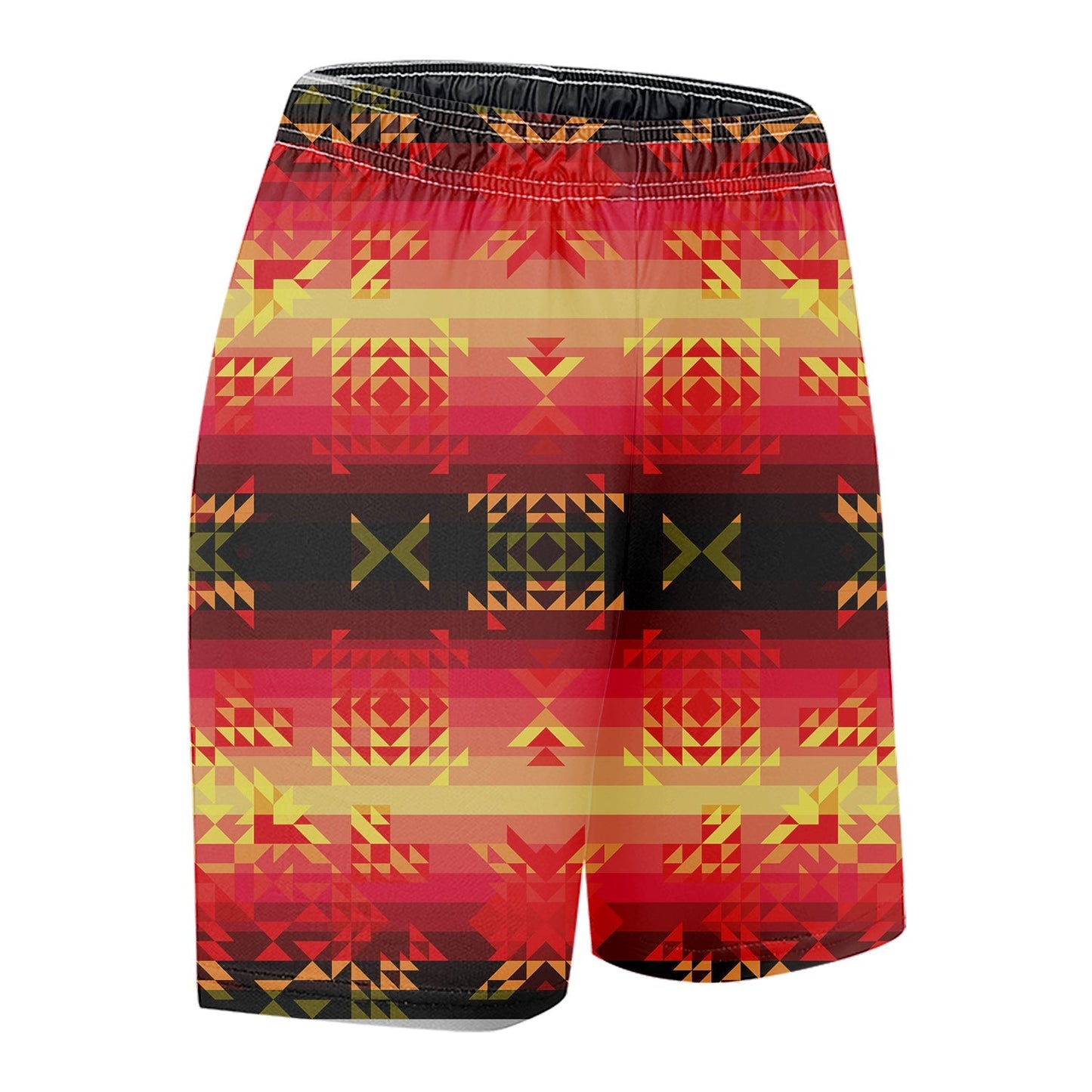 Soleil Fusion Rouge Kid's Basketball Shorts 49 Dzine
