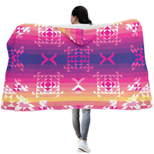 Load image into Gallery viewer, Soleil Overlay LG Hooded Blanket blanket 49 Dzine 
