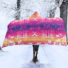 Load image into Gallery viewer, Soleil Overlay LG Hooded Blanket blanket 49 Dzine 
