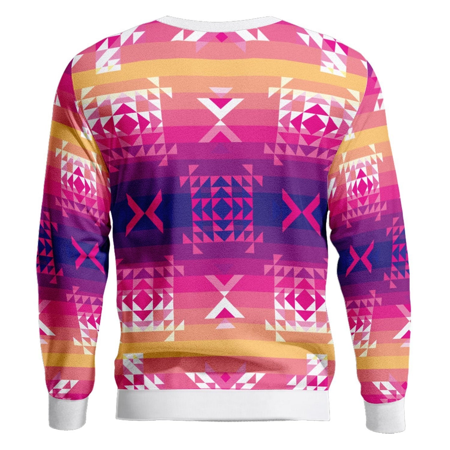 Soleil Overlay Unisex Crewneck Long Sleeve Top 49 Dzine