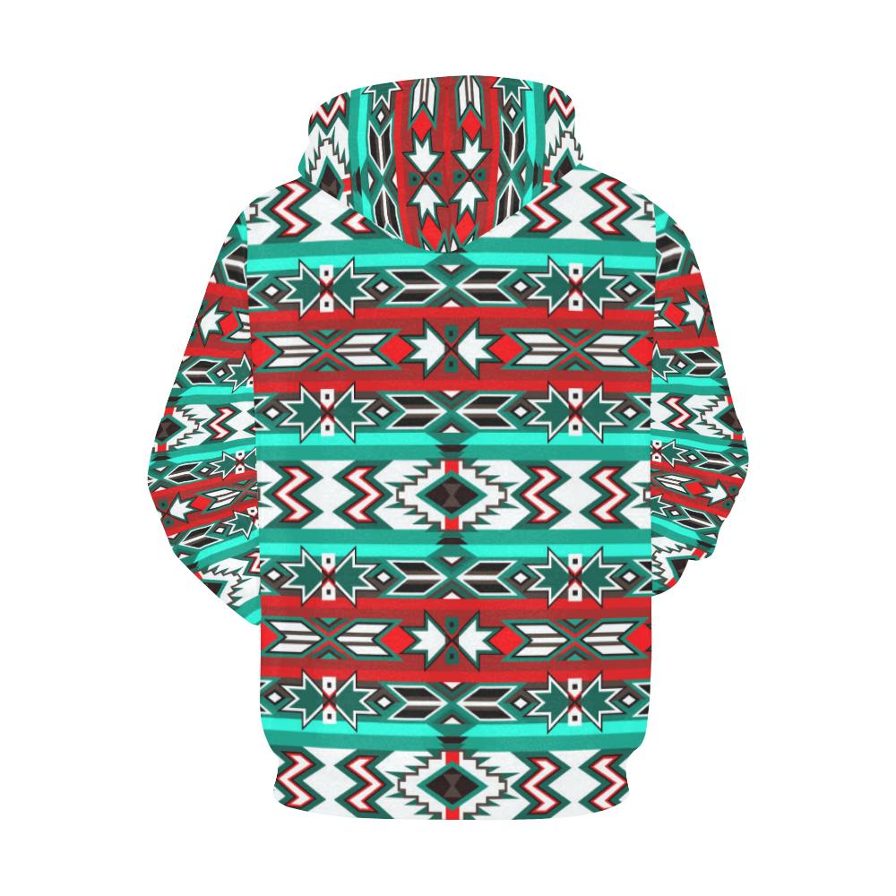 Southwest Journey All Over Print Hoodie for Women (USA Size) (Model H13) All Over Print Hoodie for Women (H13) e-joyer