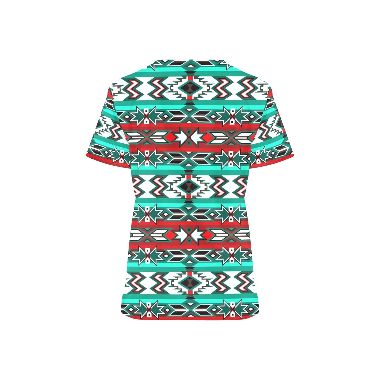 Southwest Journey All Over Print Scrub Top Scrub Top e-joyer