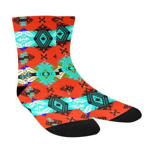 Sovereign Nation Blue Crew Socks Crew Socks e-joyer