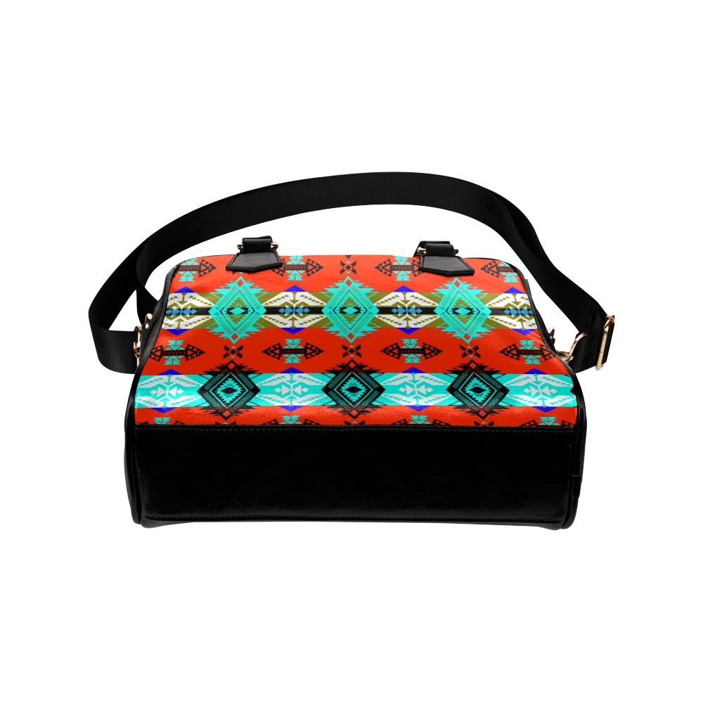Sovereign Nation Blue Shoulder Handbag (Model 1634) Shoulder Handbags (1634) e-joyer