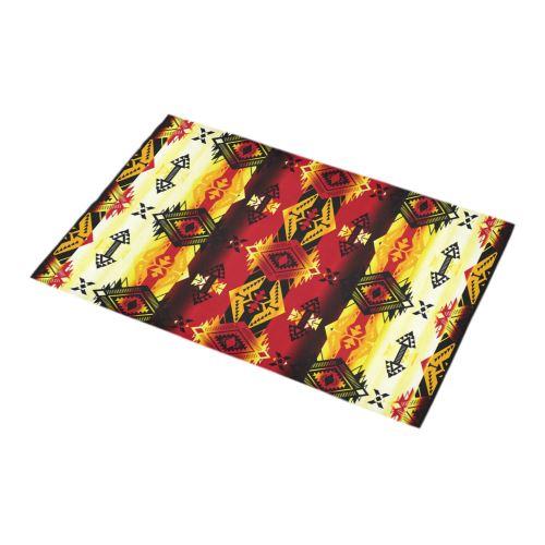 Sovereign Nation Fire Bath Rug 16''x 28'' Bath Rug 16''x 28'' e-joyer