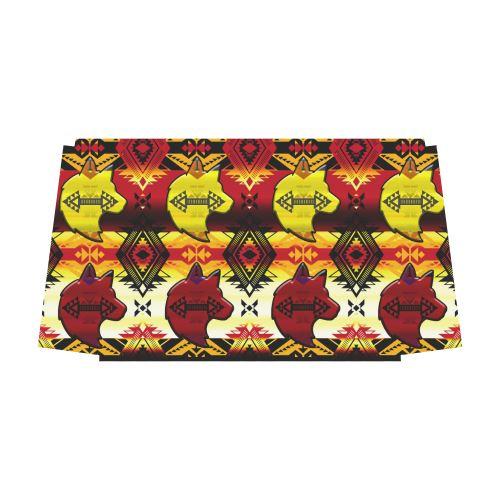 Sovereign Nation Fire with Wolf Classic Travel Bag (Model 1643) Remake Classic Travel Bags (1643) e-joyer