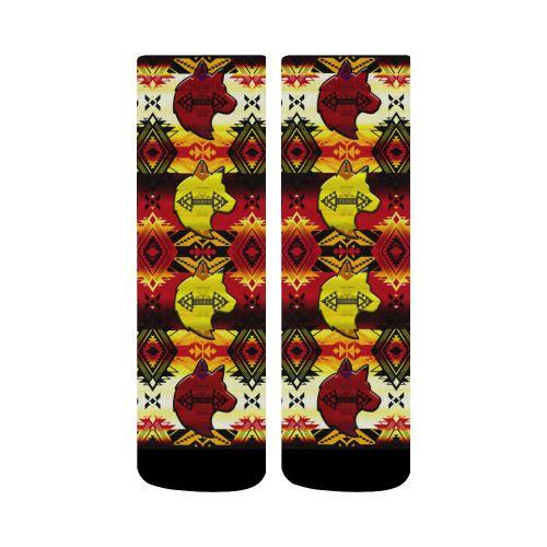 Sovereign Nation Fire with Wolf Crew Socks by 49 Dzine