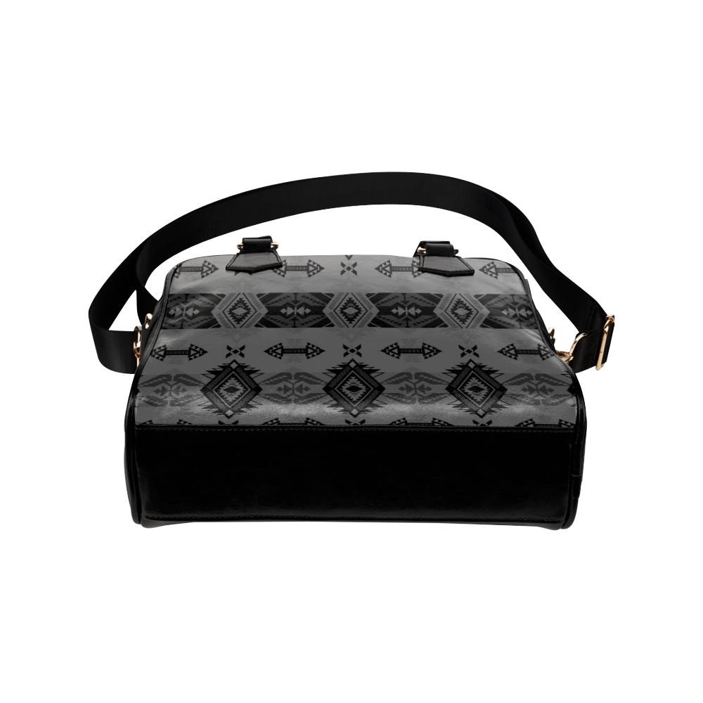 Sovereign Nation Gray Shoulder Handbag (Model 1634) Shoulder Handbags (1634) e-joyer