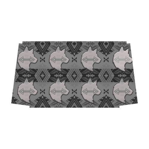 Sovereign Nation Gray with Wolf Classic Travel Bag (Model 1643) Remake Classic Travel Bags (1643) e-joyer