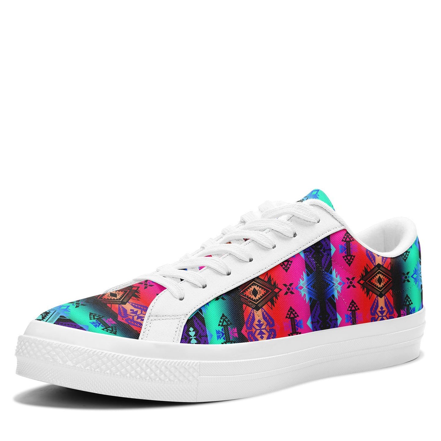 Sovereign Nation Sunrise Aapisi Low Top Canvas Shoes White Sole 49 Dzine