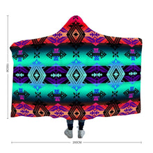 Load image into Gallery viewer, Sovereign Nation Sunrise Hooded Blanket 49 Dzine 

