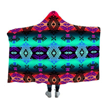 Load image into Gallery viewer, Sovereign Nation Sunrise Hooded Blanket 49 Dzine 
