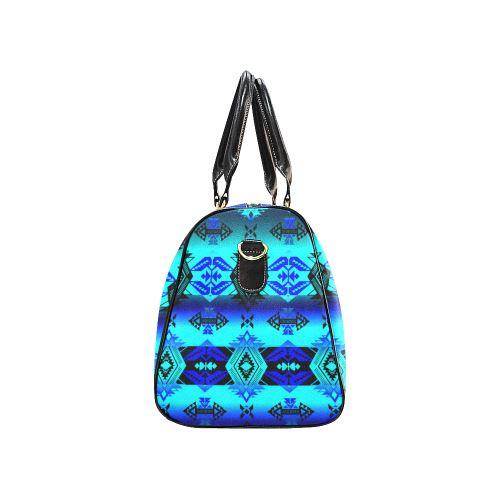 Soveriegn Nation Midnight New Waterproof Travel Bag/Large (Model 1639) Waterproof Travel Bags (1639) e-joyer