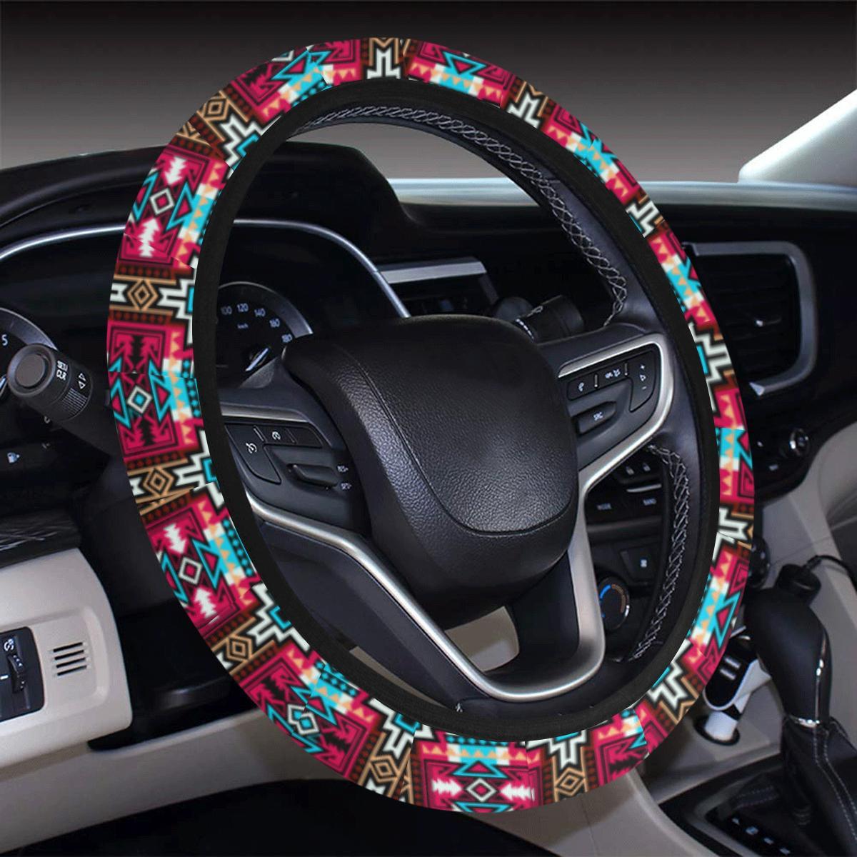 Star Blanket Sierra Steering Wheel Cover with Elastic Edge Steering Wheel Cover with Elastic Edge e-joyer