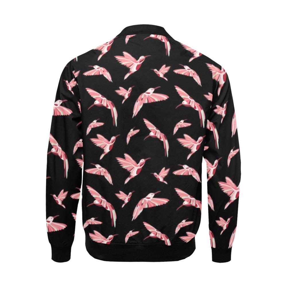 Strawberry Black All Over Print Bomber Jacket for Men (Model H19) All Over Print Bomber Jacket for Men (H19) e-joyer