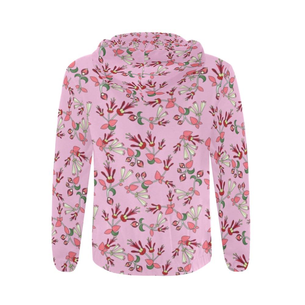 Strawberry Floral All Over Print Full Zip Hoodie for Men (Model H14) All Over Print Full Zip Hoodie for Men (H14) e-joyer