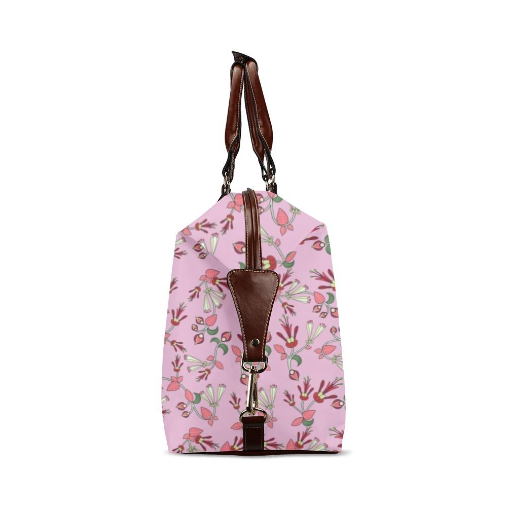Strawberry Floral Classic Travel Bag (Model 1643) Remake Classic Travel Bags (1643) e-joyer