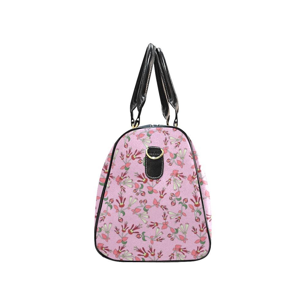 Strawberry Floral New Waterproof Travel Bag/Large (Model 1639) Waterproof Travel Bags (1639) e-joyer