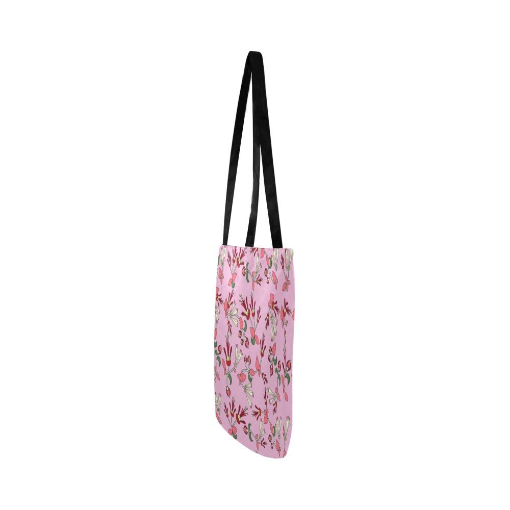 Strawberry Floral Reusable Shopping Bag Model 1660 (Two sides) Shopping Tote Bag (1660) e-joyer