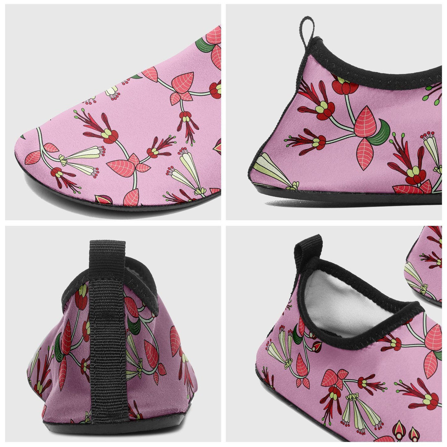 Strawberry Floral Sockamoccs Slip On Shoes Herman