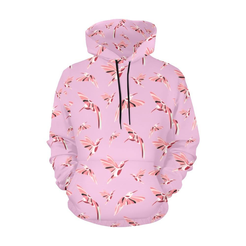 Strawberry Pink All Over Print Hoodie for Men (USA Size) (Model H13) All Over Print Hoodie for Men (H13) e-joyer