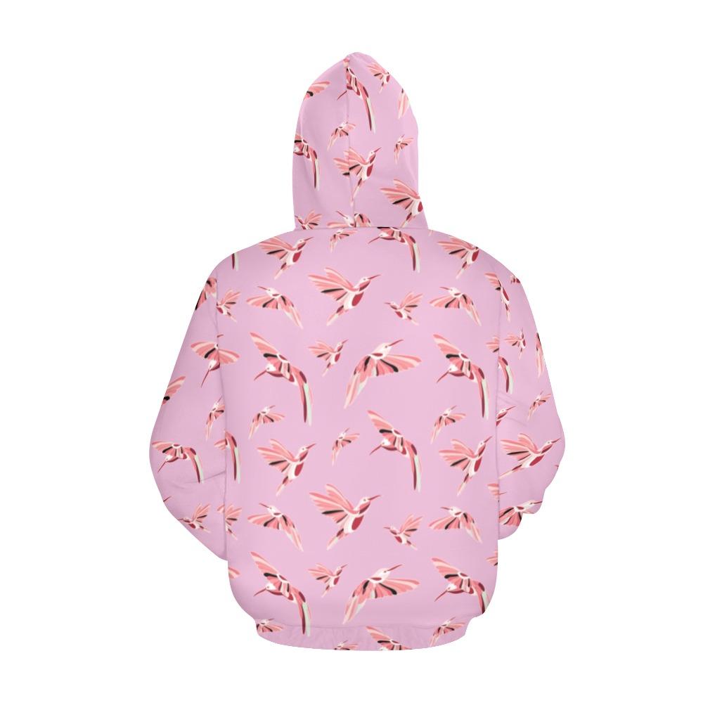 Strawberry Pink All Over Print Hoodie for Men (USA Size) (Model H13) All Over Print Hoodie for Men (H13) e-joyer