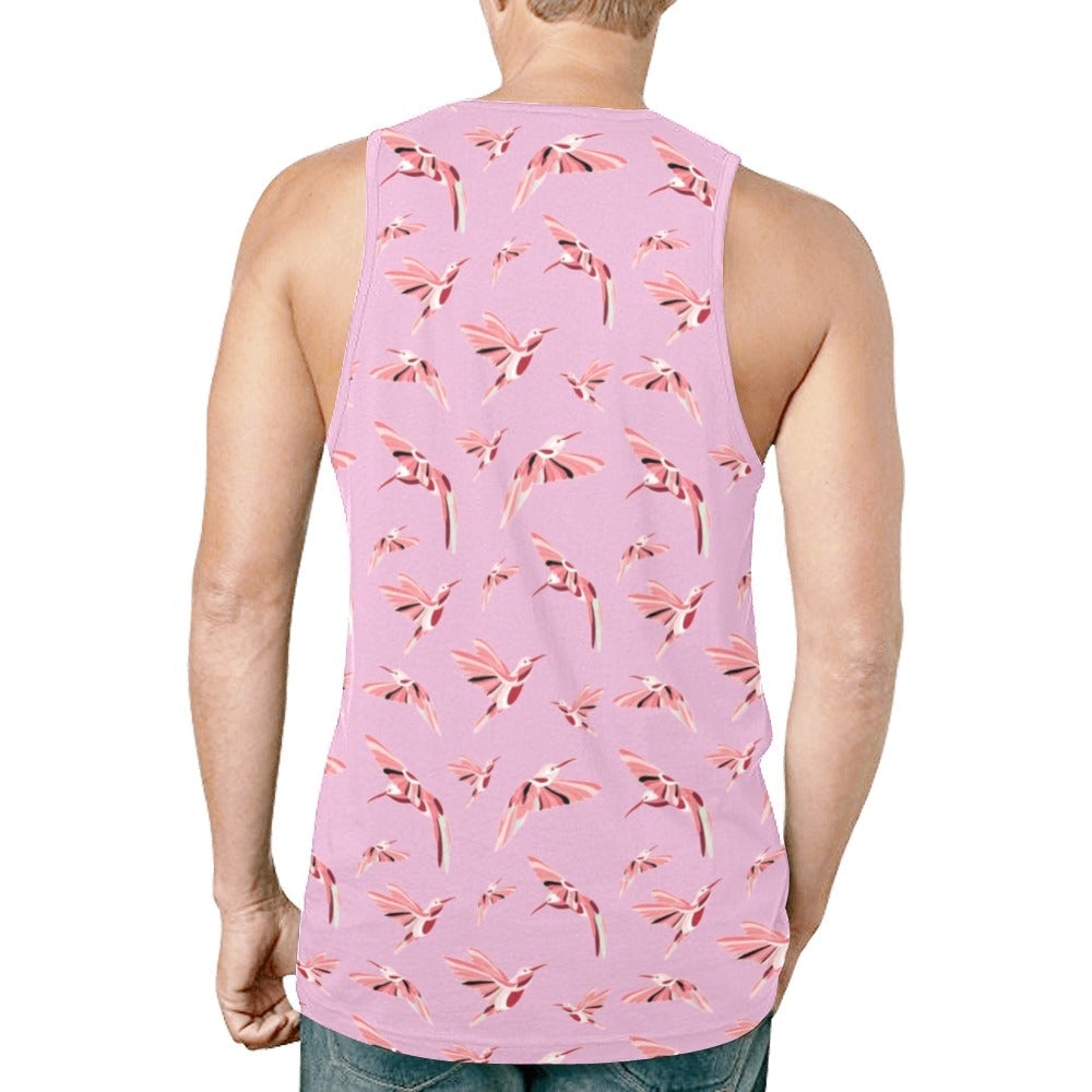 Strawberry Pink New All Over Print Tank Top for Men (Model T46) New All Over Print Tank Top for Men (T46) e-joyer