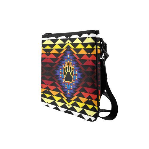 Sunset Bearpaw Blanket Slim Clutch Bag (Model 1668) Slim Clutch Bags (1668) e-joyer