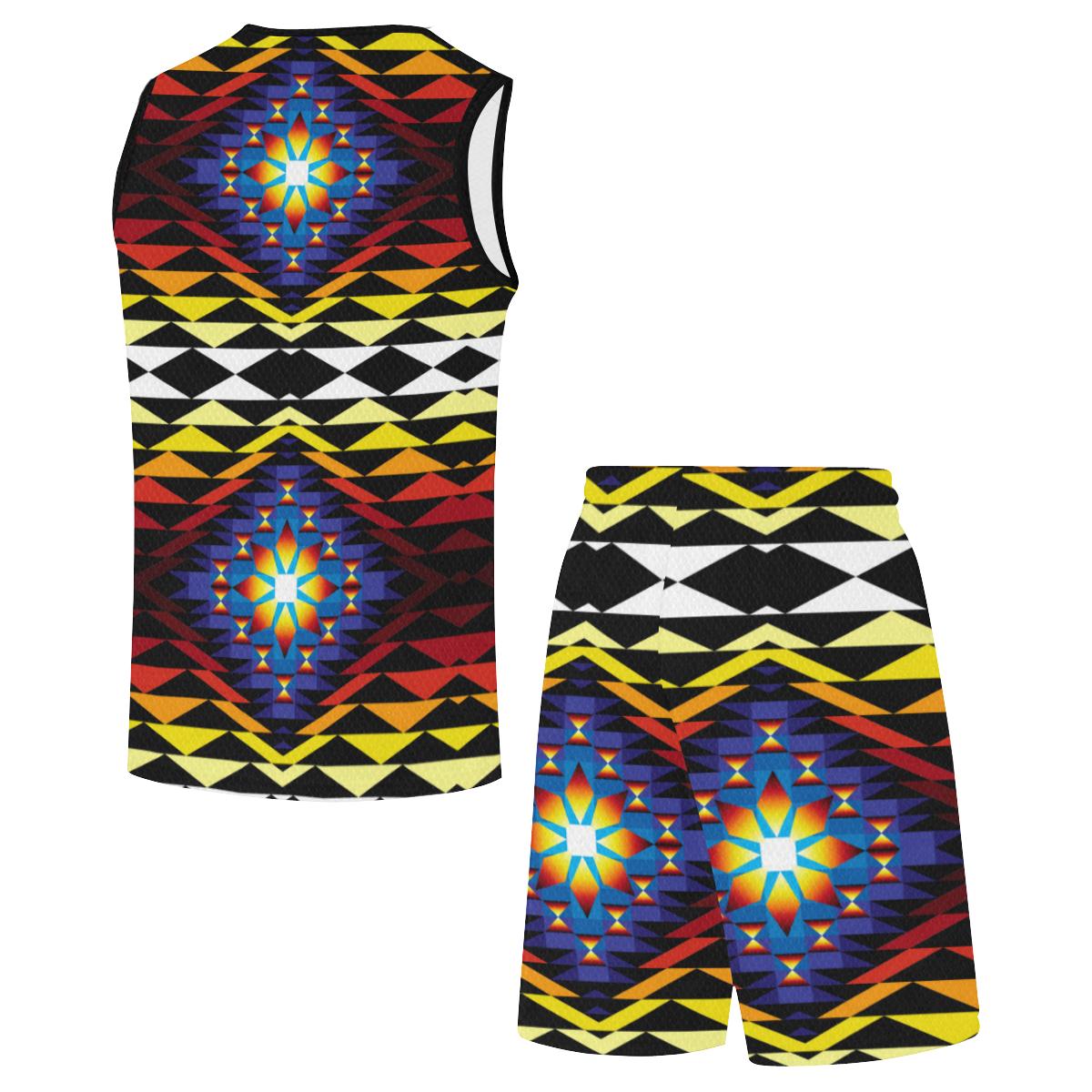 Sunset Blanket All Over Print Basketball Uniform Basketball Uniform e-joyer