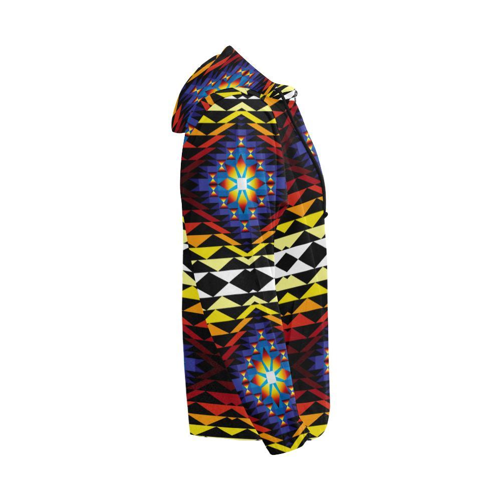 Sunset Blanket All Over Print Full Zip Hoodie for Men (Model H14) All Over Print Full Zip Hoodie for Men (H14) e-joyer