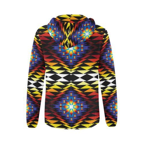 Sunset Blanket All Over Print Full Zip Hoodie for Women (Model H14) All Over Print Full Zip Hoodie for Women (H14) e-joyer