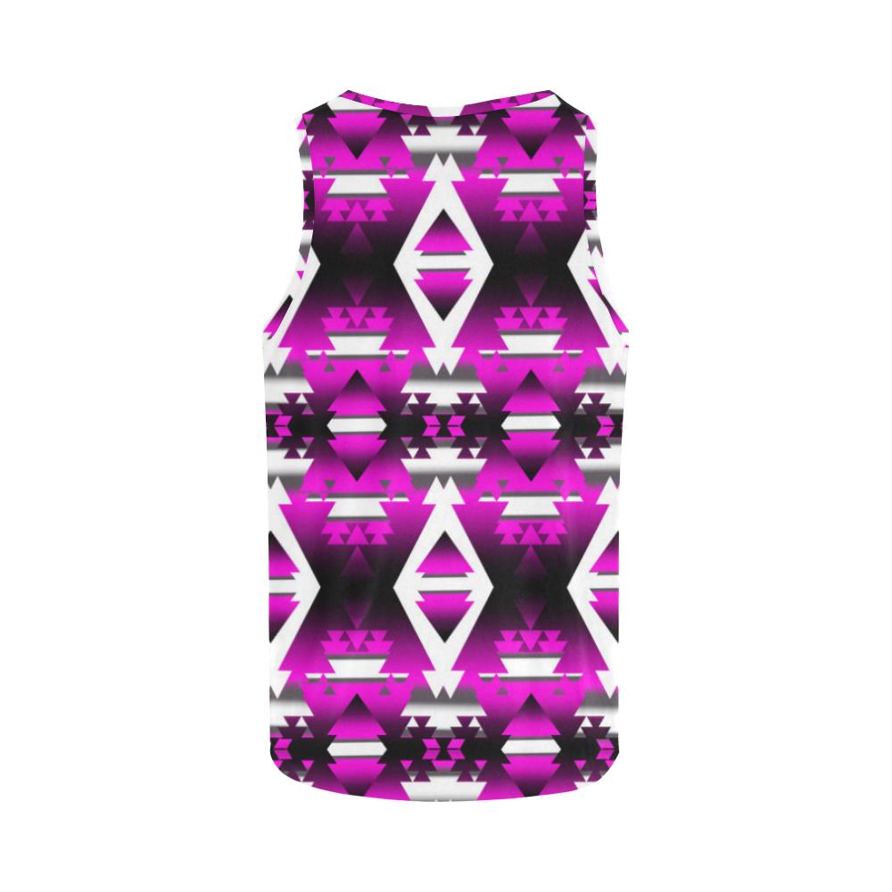 Sunset Winter Camp All Over Print Tank Top for Women (Model T43) All Over Print Tank Top for Women (T43) e-joyer