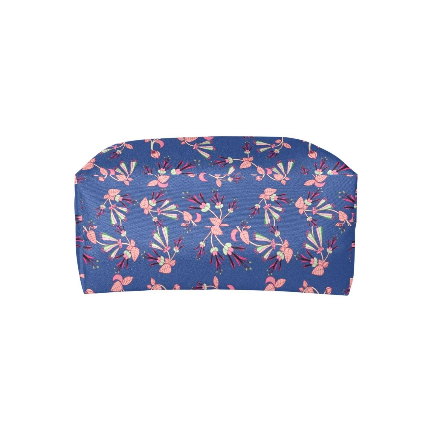 Swift Floral Peach Blue Single-Shoulder Lady Handbag (Model 1714) bag e-joyer