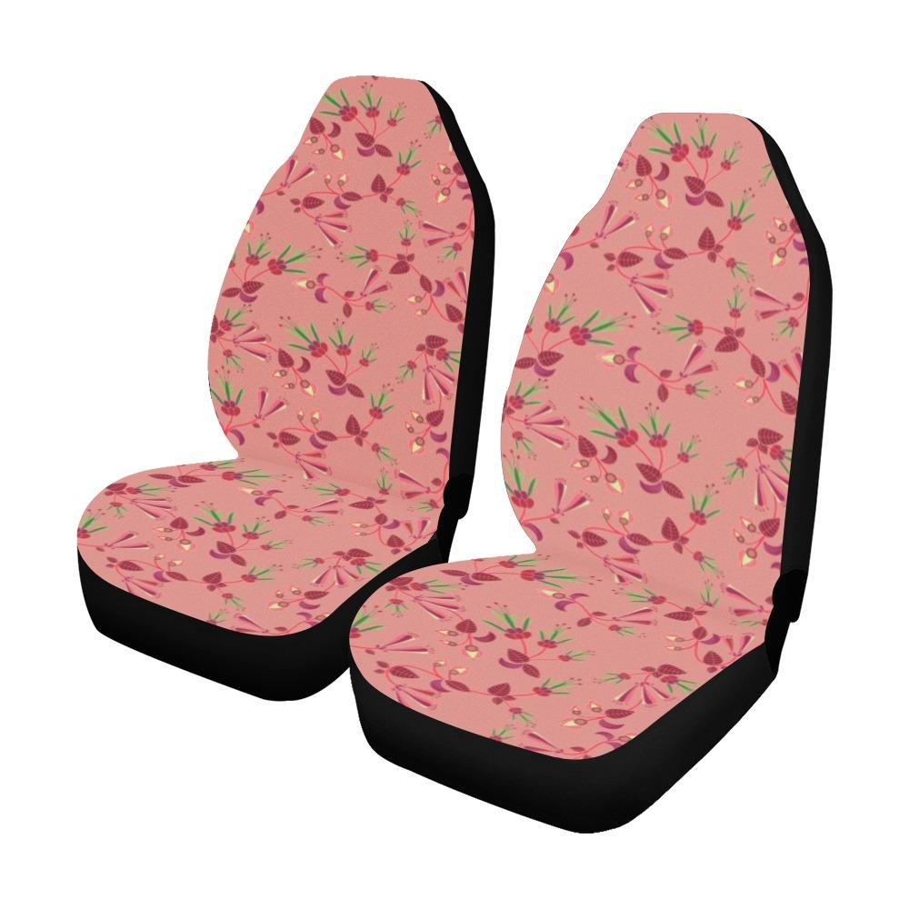 Swift Floral Peach Rouge Remix Car Seat Covers (Set of 2) Car Seat Covers e-joyer