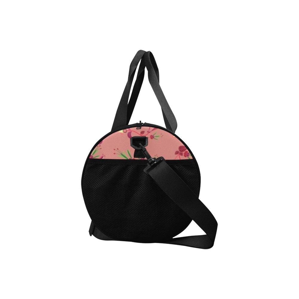 Swift Floral Peach Rouge Remix Duffle Bag (Model 1679) Duffle Bag (1679) e-joyer