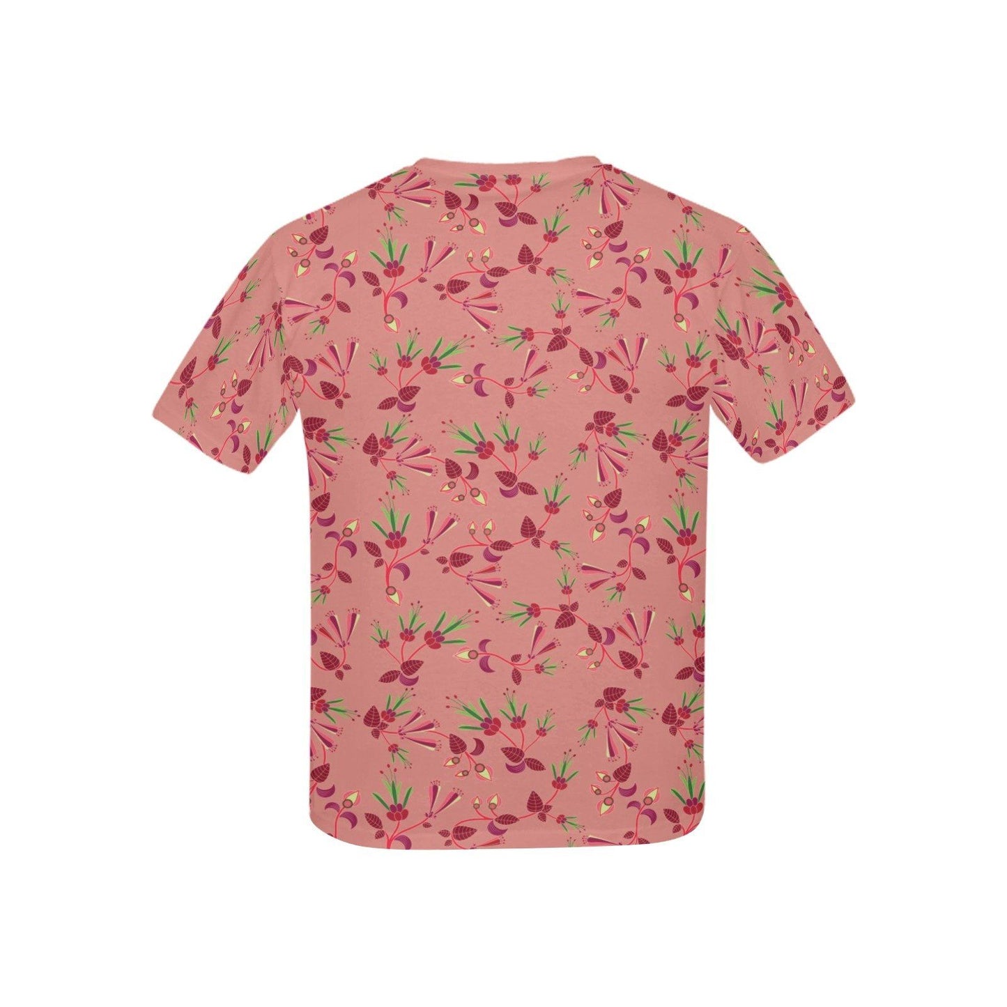 Swift Floral Peach Rouge Remix Kids' All Over Print T-shirt (USA Size) (Model T40) All Over Print T-shirt for Kid (T40) e-joyer
